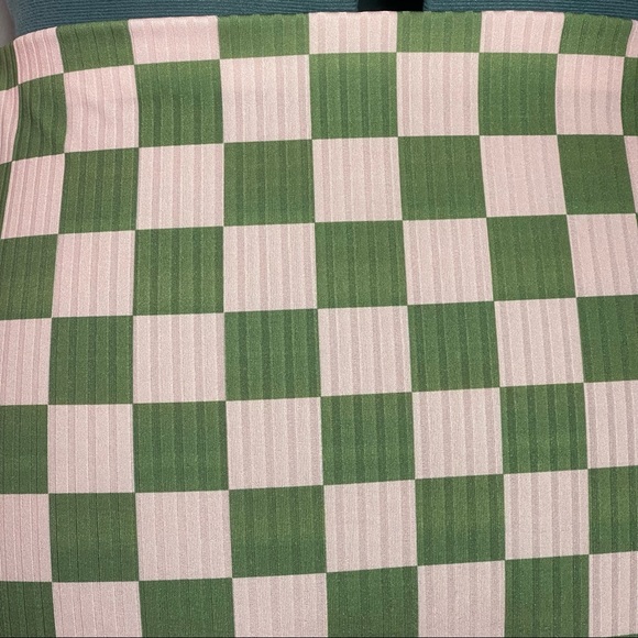 Dolls kill X New girl Order Ribbed Checkerboard Mini Skirt NWT Sizes 2X & 3X - Picture 5 of 12